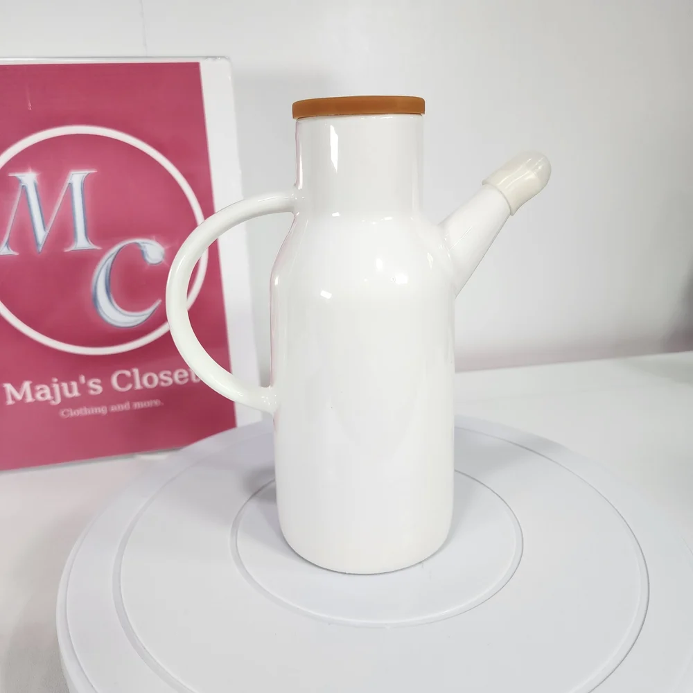White Ceramic Oil Dispenser